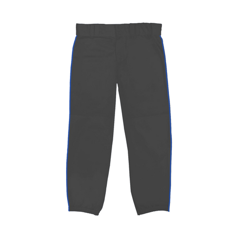 Badger Sport Big League Braided Girls' Pant (230400-023605), Color 'Graphite/Royal'